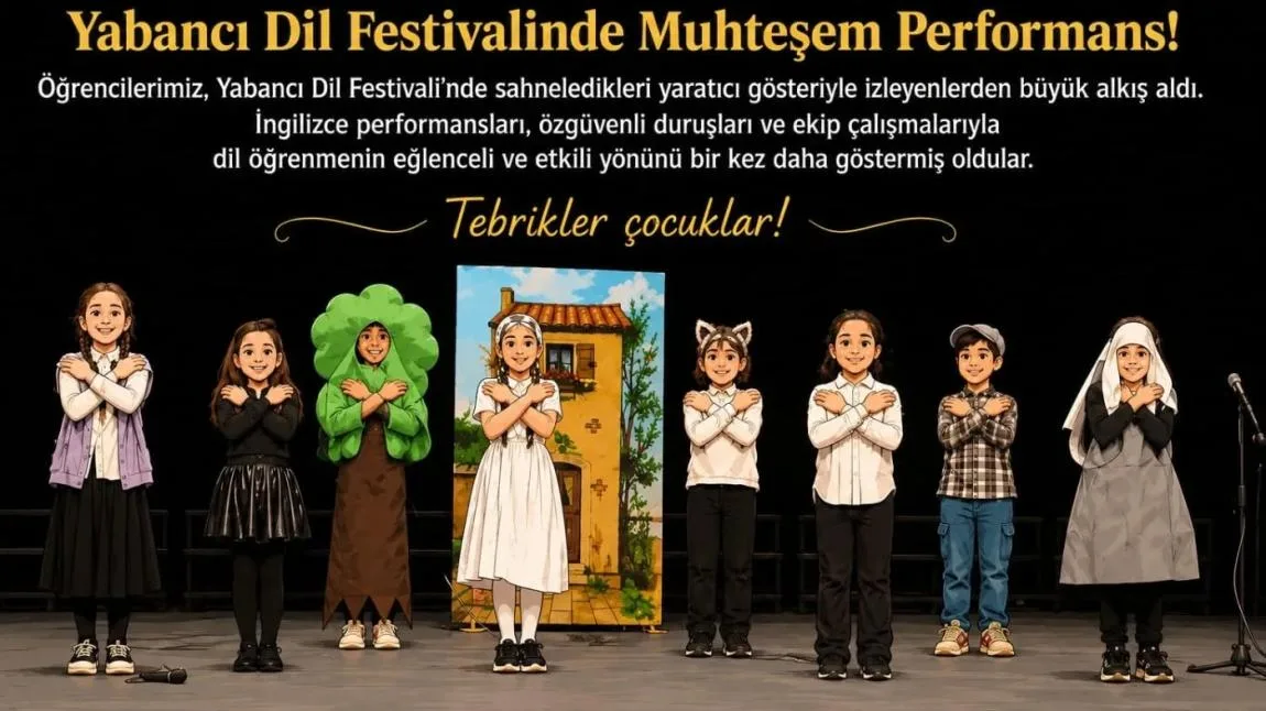 OKULUMUZ YABANCI DİL FESTİVALİNDE
