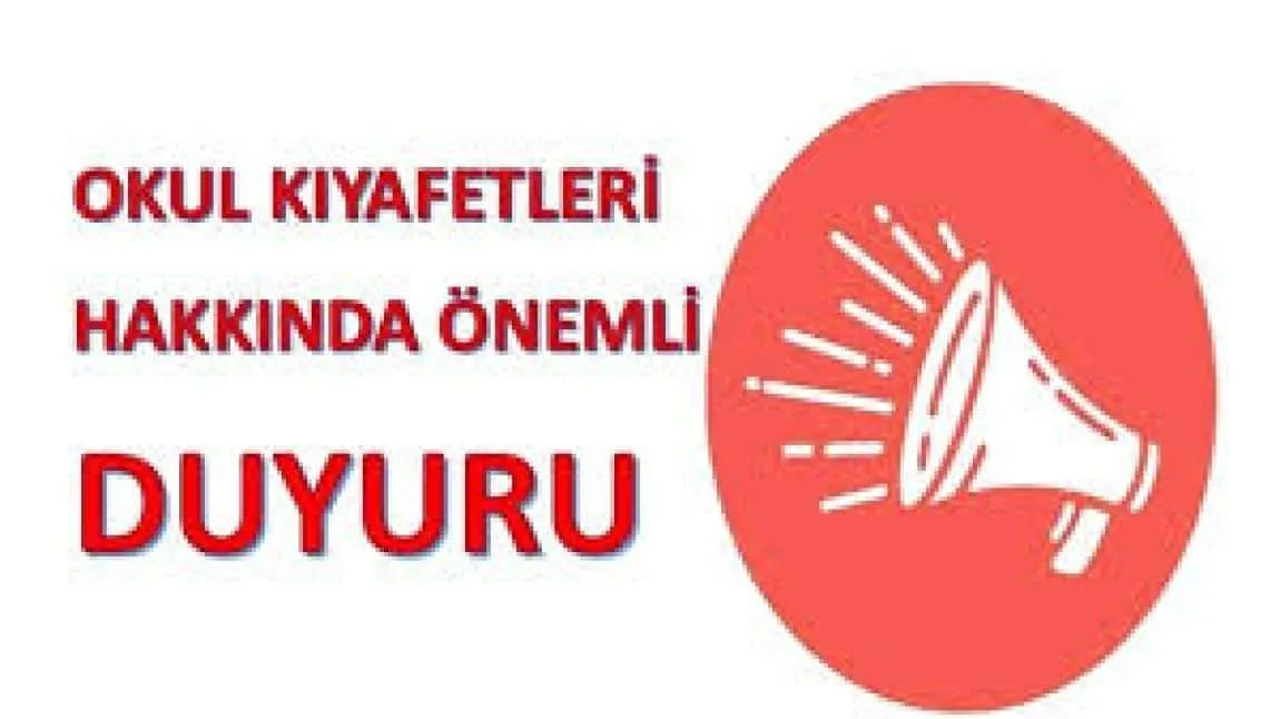 BAYIRKONAK 80.YIL İLKOKULU 2025-2026 EĞİTİM ÖĞRETİM YILI ÖĞRENCİ OKUL KIYAFETLERİ
