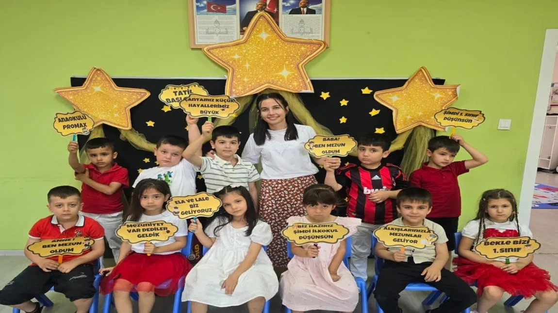 MİNİKLERİMİZİN MEZUNİYET VE KARNE HEYECANI