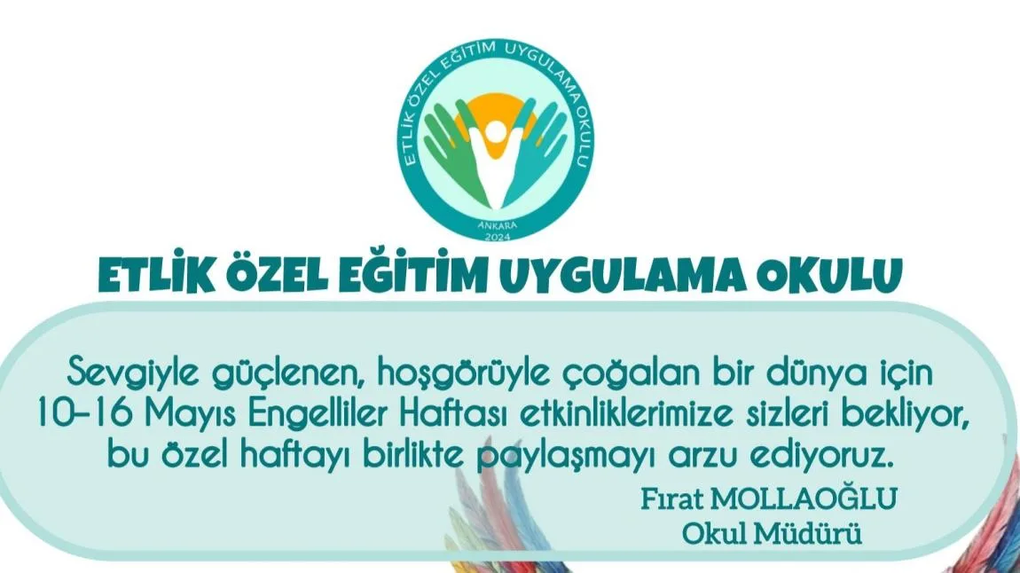 ENGELLİLER HAFTASI ETKİNLİKLERİMİZE BEKLİYORUZ.