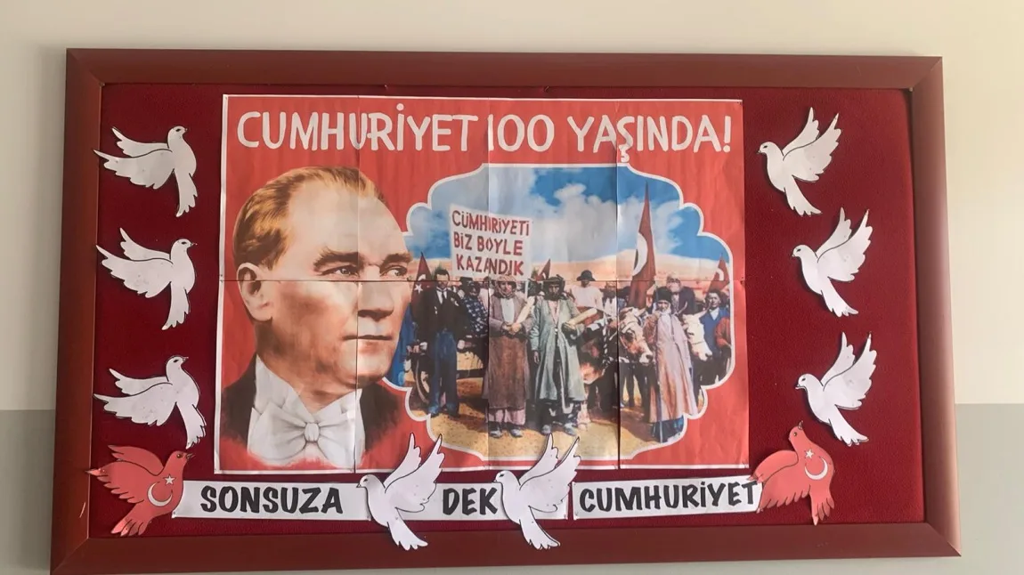 CUMHURİYETİN 100.YAŞI ETKİNLİKLERİMİZ BAŞLADI.