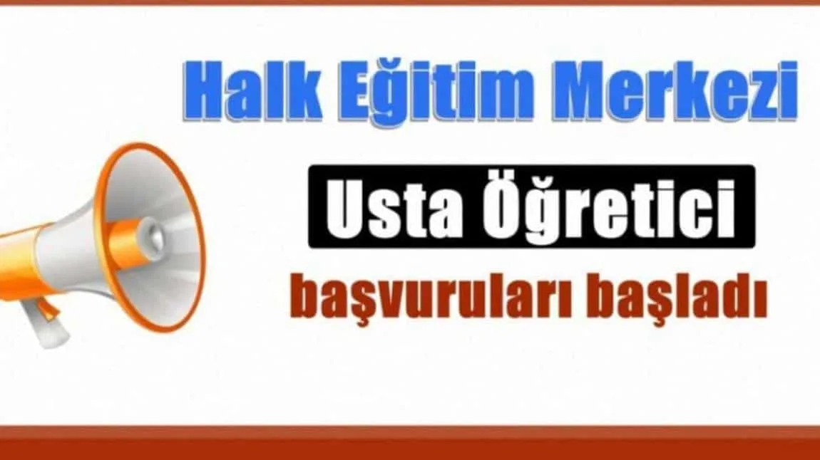Usta Öğretici Başvuruları