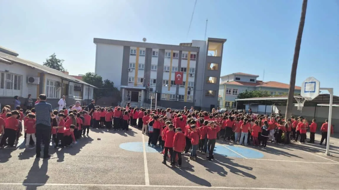 ''YEŞİL VATAN BENİM OKULUM GELECEĞE ÇARE'' ETKİNLİKLERİ KAPSAMINDA EKİM AYI DEPREM TATBİKATI