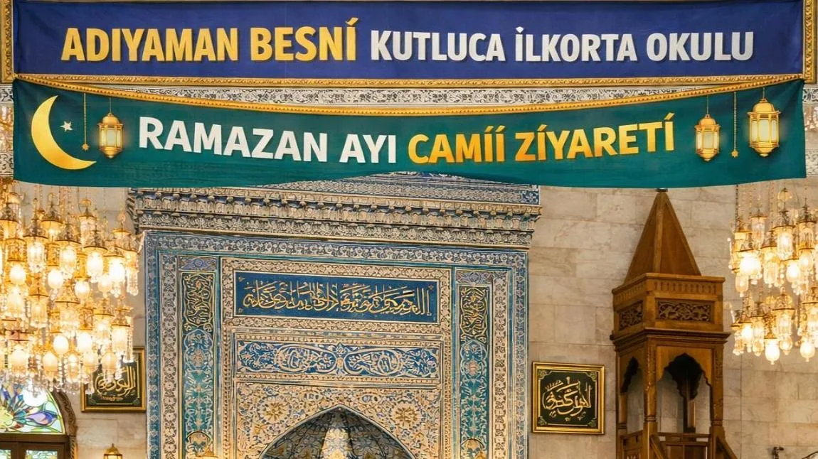 RAMAZAN AYI ETKİNLİKLERİ KAPSAMINDA CAMİ ZİYARETİMİZ...