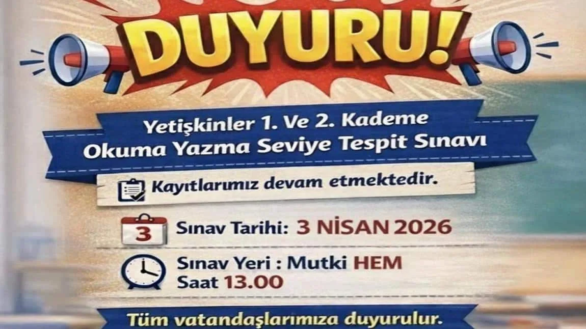 OKUMA YAZMA II. KADEME BELGESİ