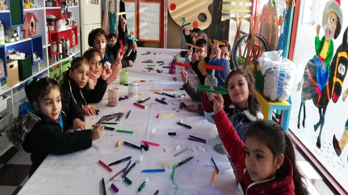 Öğrencilerimizle Sanat Atolyesi,Masal Atolyesi,Oyuncak Müzesi gezilerimizi tamamladık.