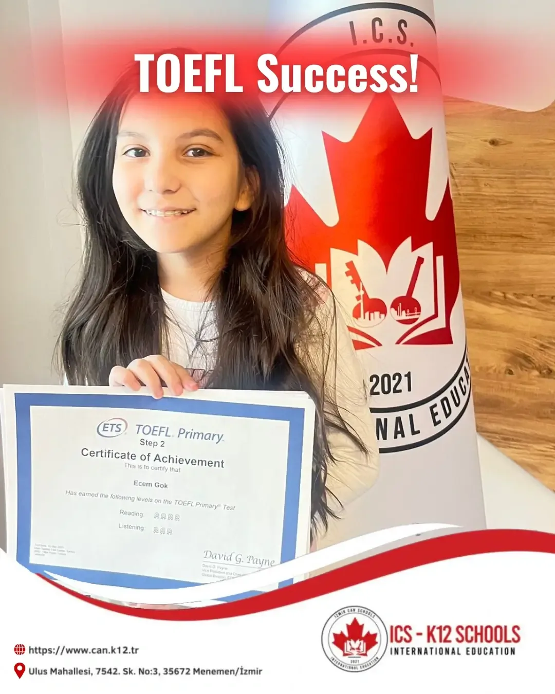 TOEFL Primary Başarıları!