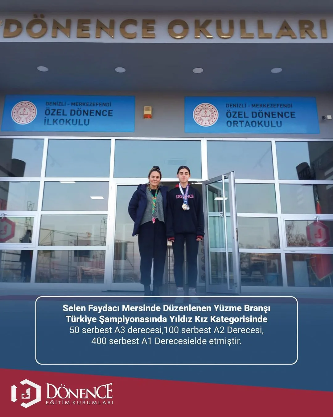 Mersinde düzenlenen Yüzme Branşı Türkiye Şampiyasında Yıldız kız Kategorisi