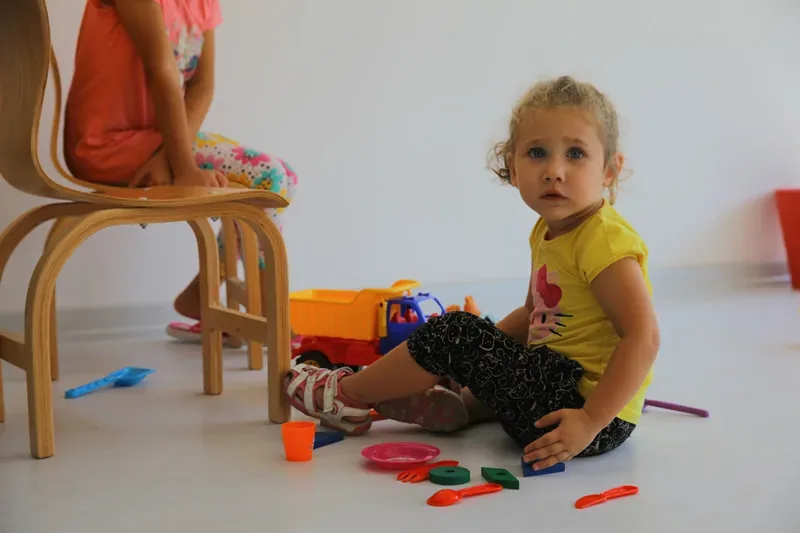Sanat atölyesi için hazırlanmış okul alanı