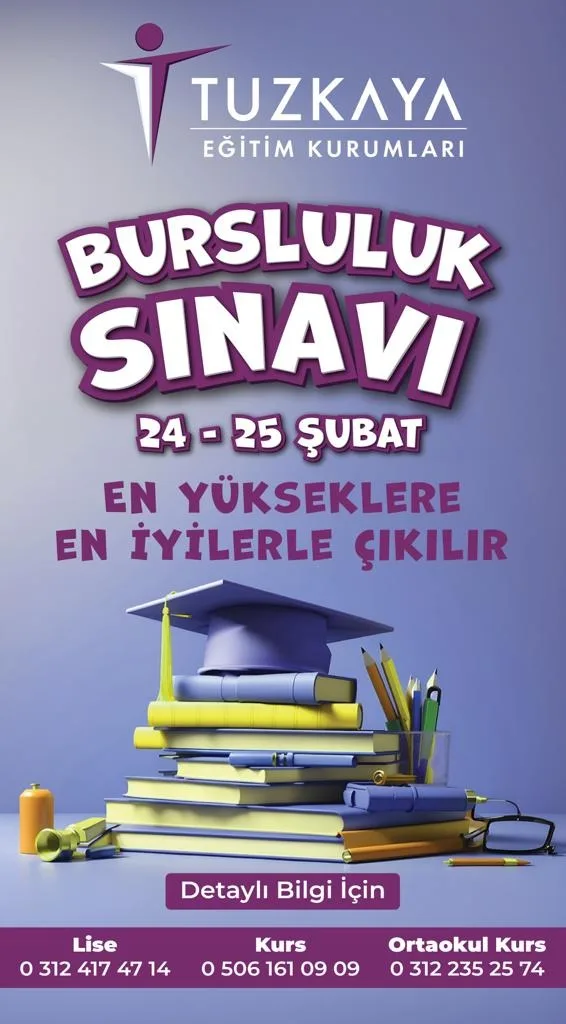 2024-2025 Eğitim Yılı Bursluluk Sınavı