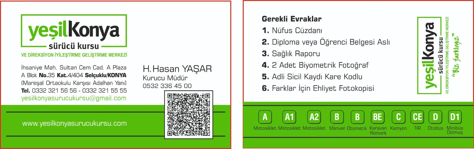 Yeşil Konya Sürücü Kursu