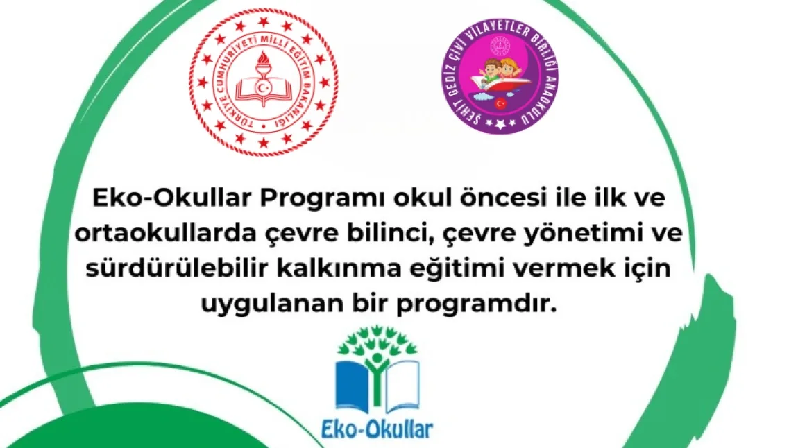 Eko-Okullar Programına başvurumuzu yaptık